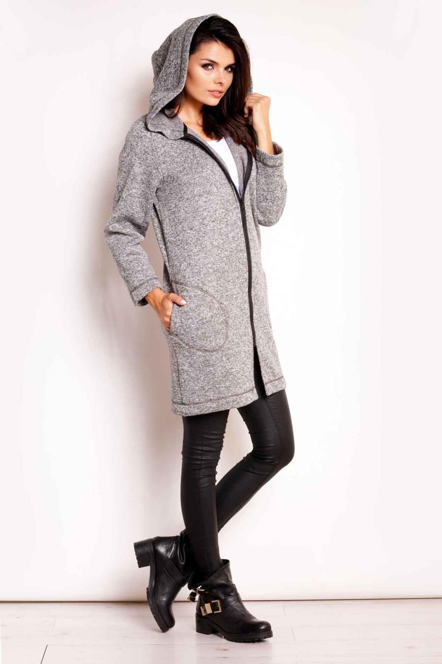 bluza, M107, szara, infinite, you, kapturem, sklep, online