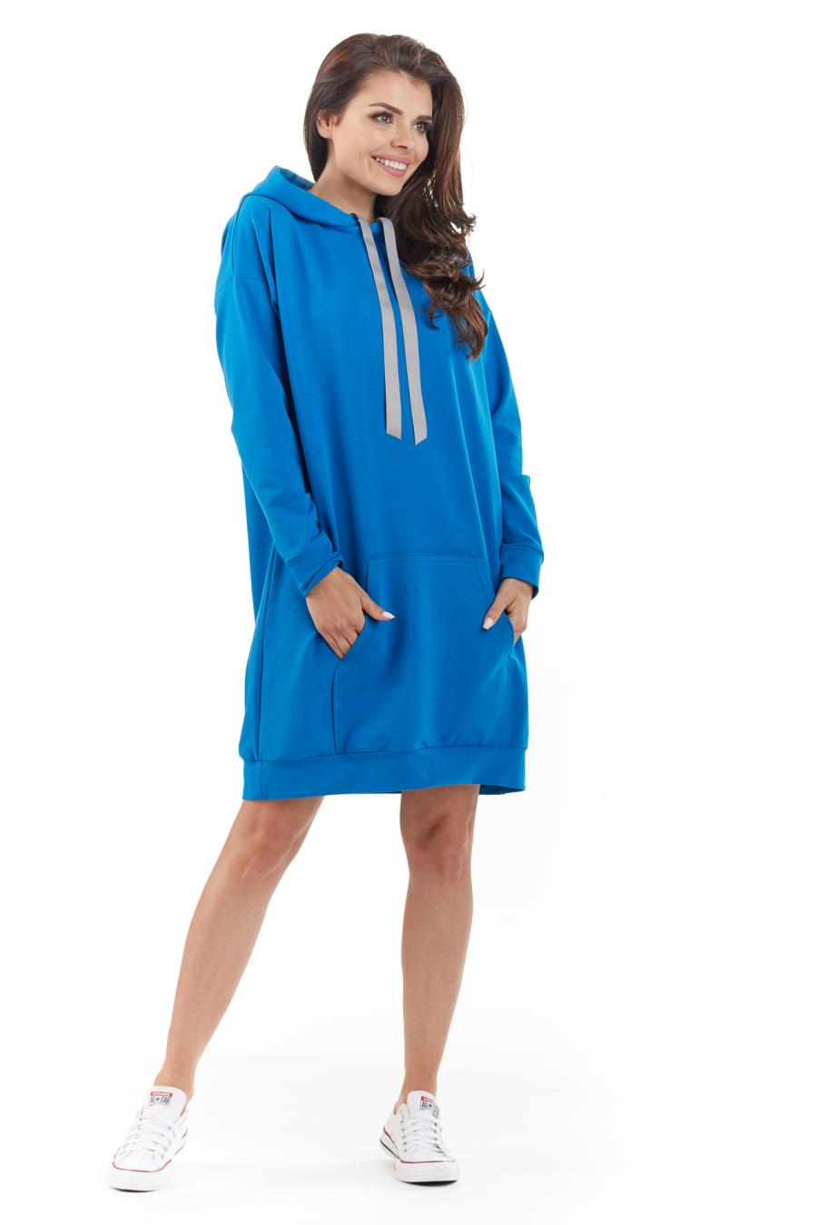 bluza, damska, A212, niebieska, sklep, awama, online