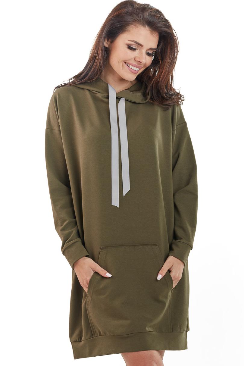 bluza, damska, A212, khaki, sklep, awama, online